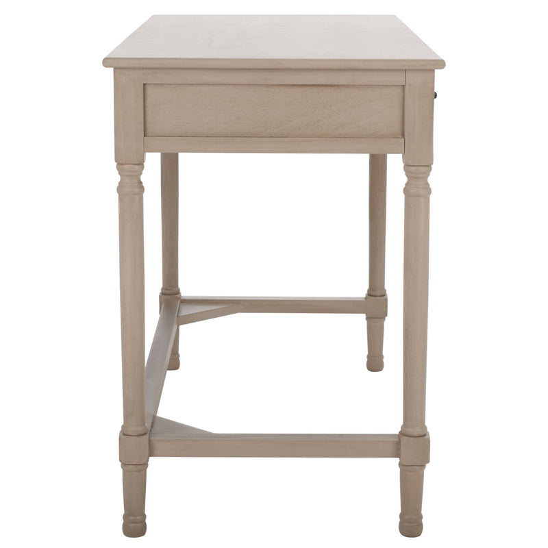 Handler 2-Drawer Writing Desk with Shelves