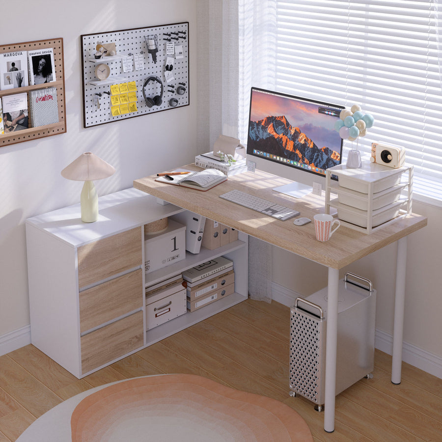 Luitgard 53'' W L-Shaped Writing Desk