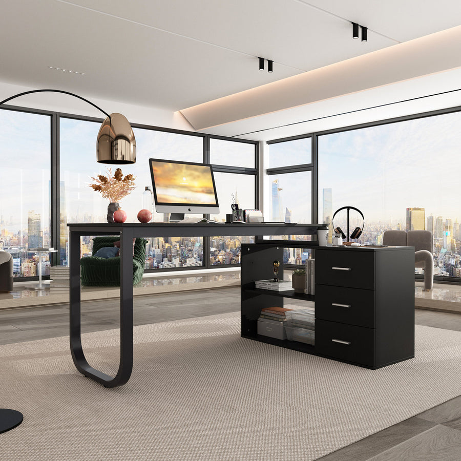 Stockseth L-Shaped Computer Desk