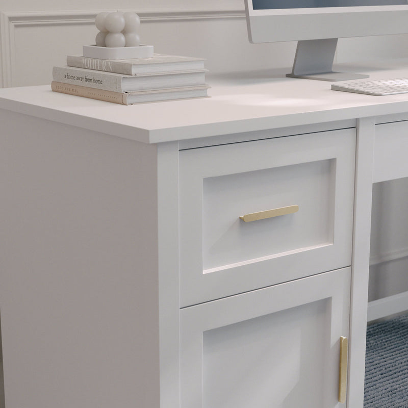 Hutton Shaker Style Home Office Desk with Storage