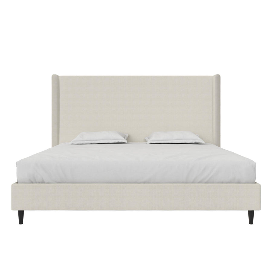 Ana King Upholstered Wingback Bed