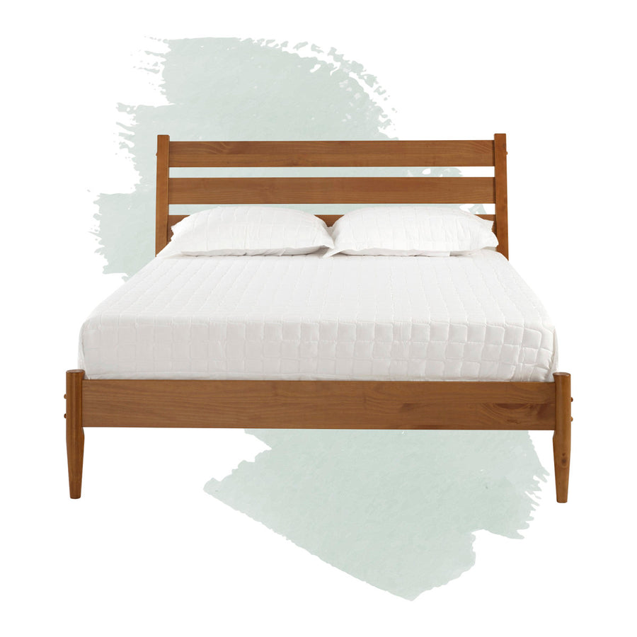 Ashlie Queen Size Solid Wood Bed