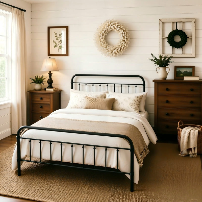 Colina Metal Bed (Queen)