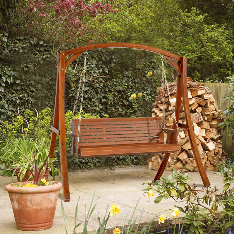 Katheryn 3 Person Porch Swing