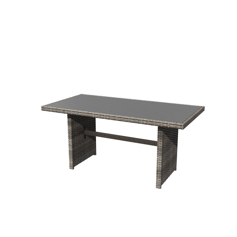 Atvars 8-Person Wicker Outdoor Sectional Seating Group with Storage Ottomans