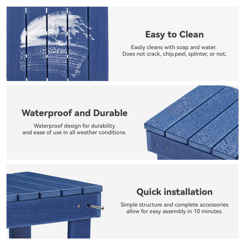Belem HDPE Storage Bench