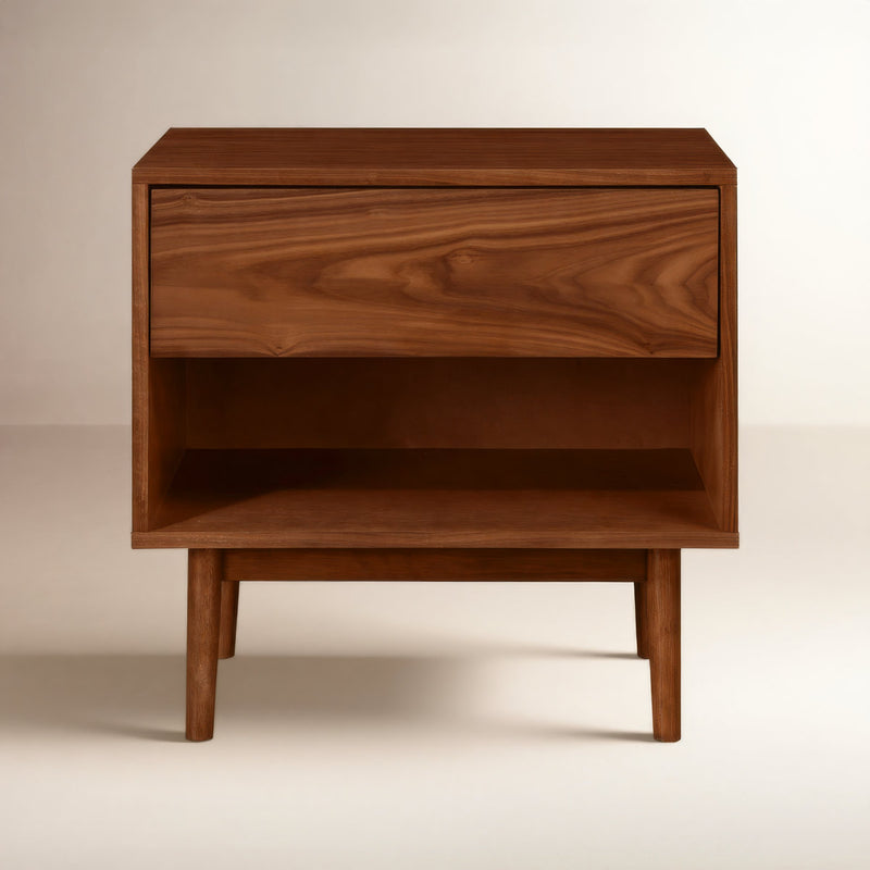 Indra 22" H 1-Drawer Wood Nightstand