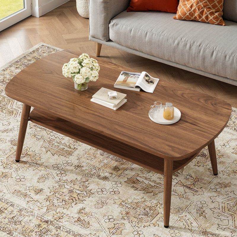 43.4" Coffee Table with Storage