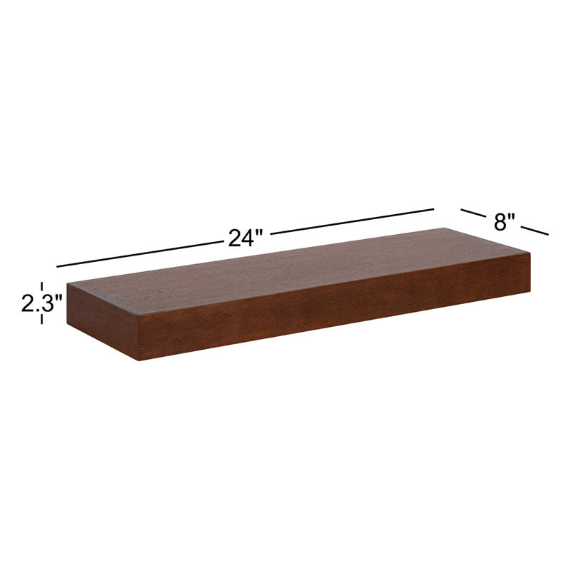 Jeremiah Wood Picture Ledge Floating Shelf