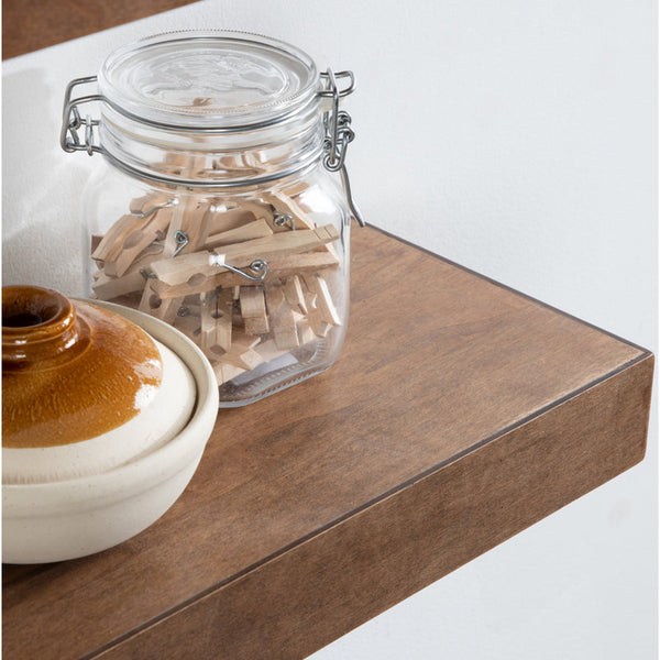Jeremiah Wood Picture Ledge Floating Shelf