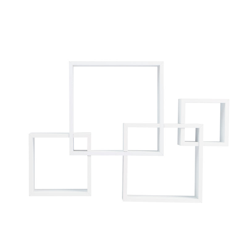 Intersecting Cube Accent Wall Shelf
