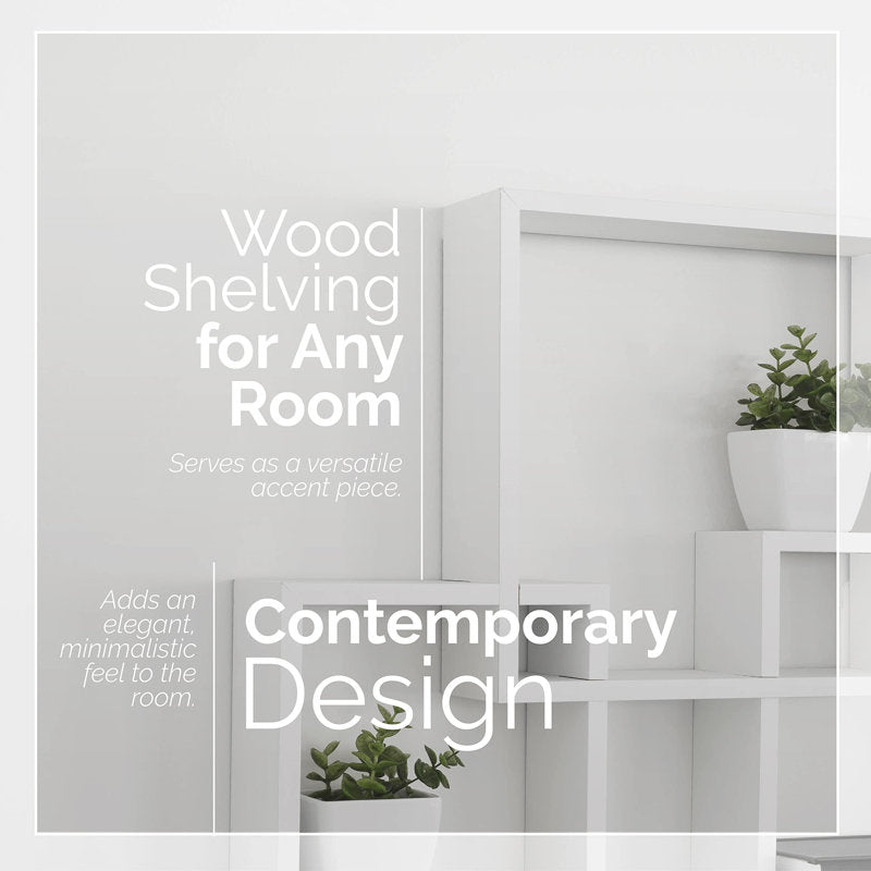 Intersecting Cube Accent Wall Shelf