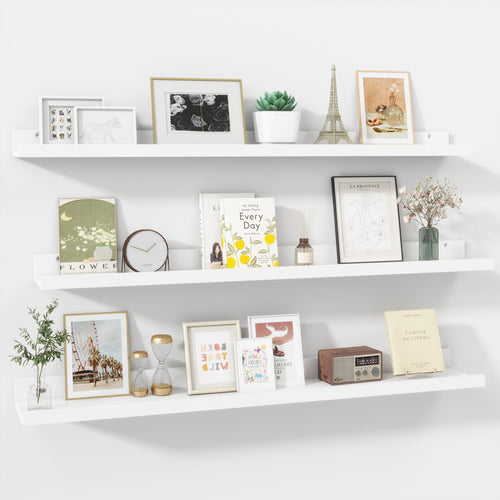 Parece Wall-Mounted Floating Shelves (Set of 3)
