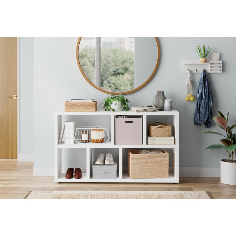 Wall Storage Organizer with Key Hook/Mail Storage