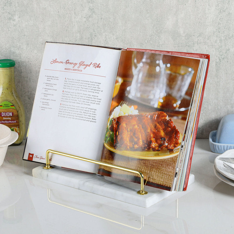 Earskin Marble Countertop Reading Magazine Holder