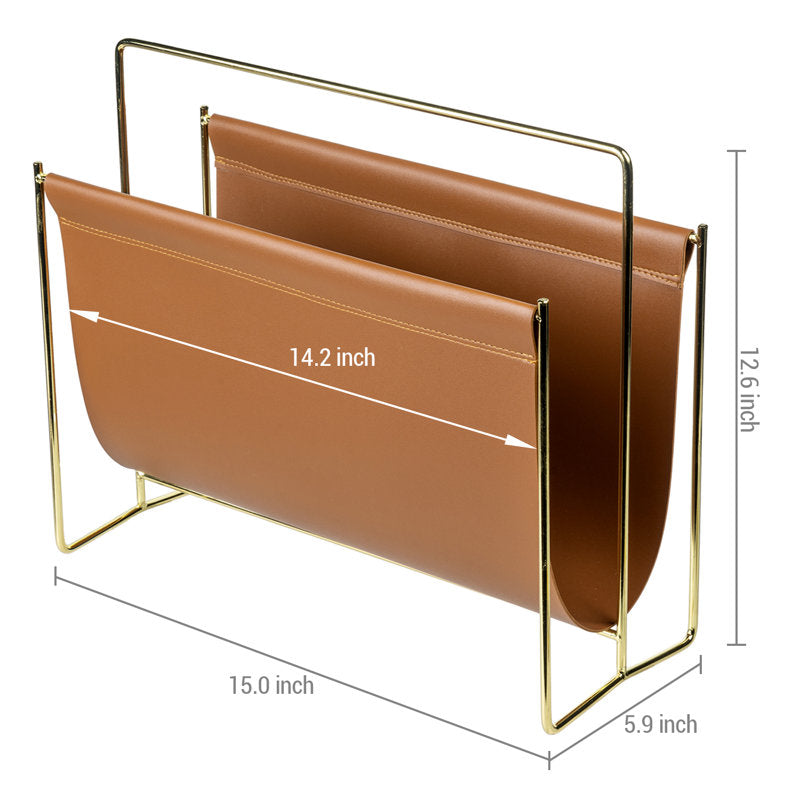 Modern Standing Magazine Rack Holder