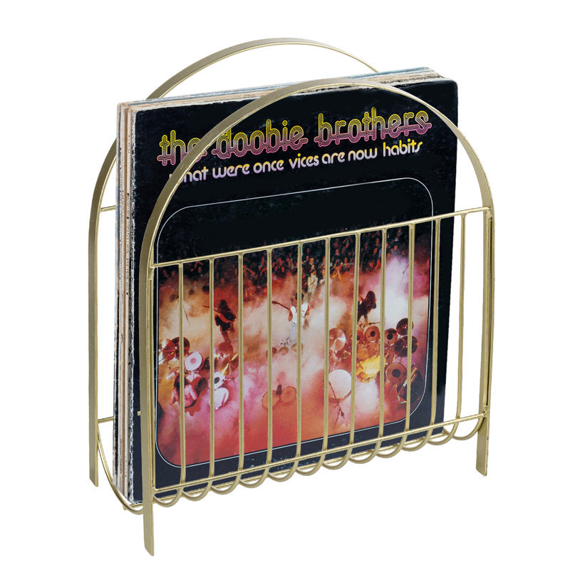 Brass Floor Magazine Racks Holder