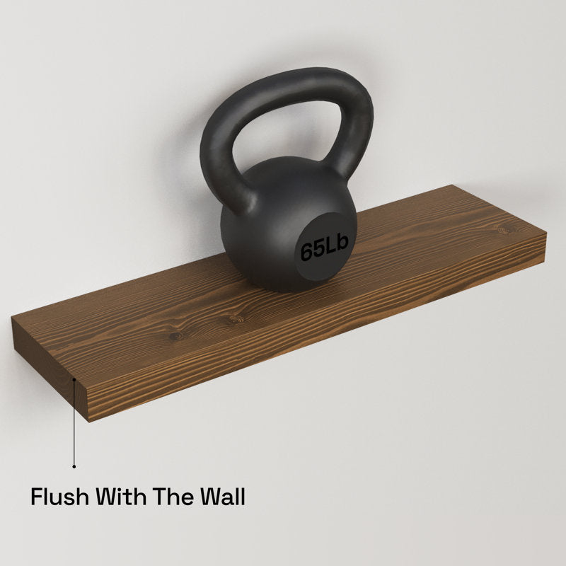 Solid Wood Floating Shelves, Wooden Shelves for Wall Storage