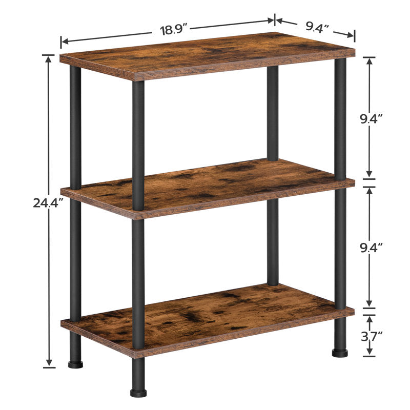 Reggis 24.4" Tall Industrial Side Table