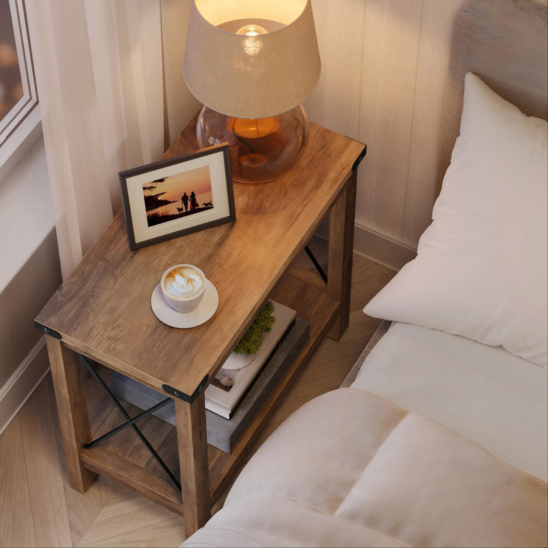 2-Tier Farmhouse End Table