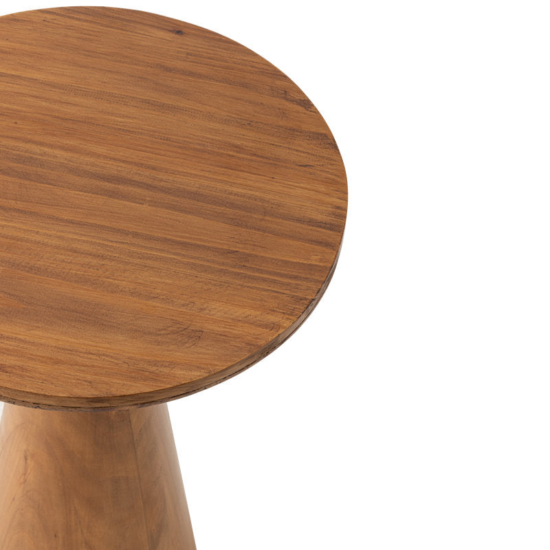 Bozovich Solid Wood Pedestal End Table