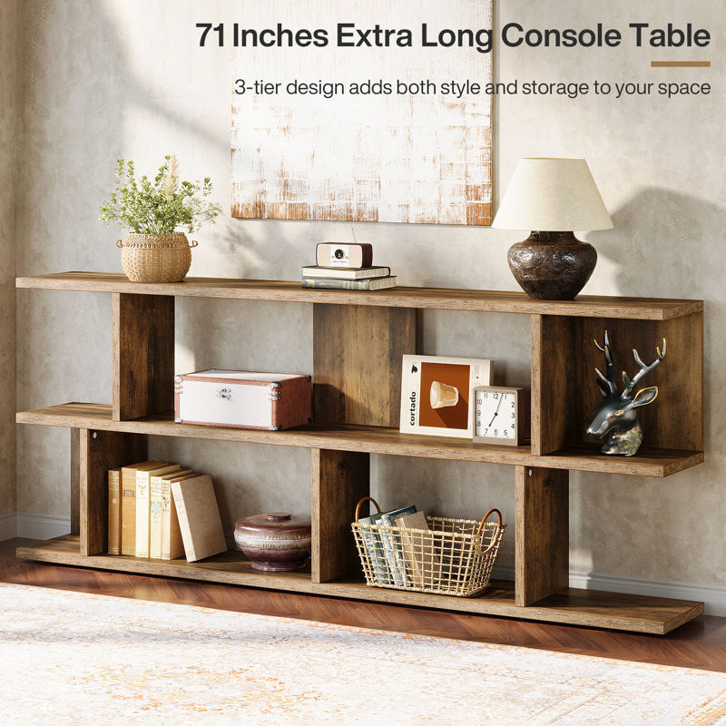 Kazmierski 71" W 3-Tier Console Table