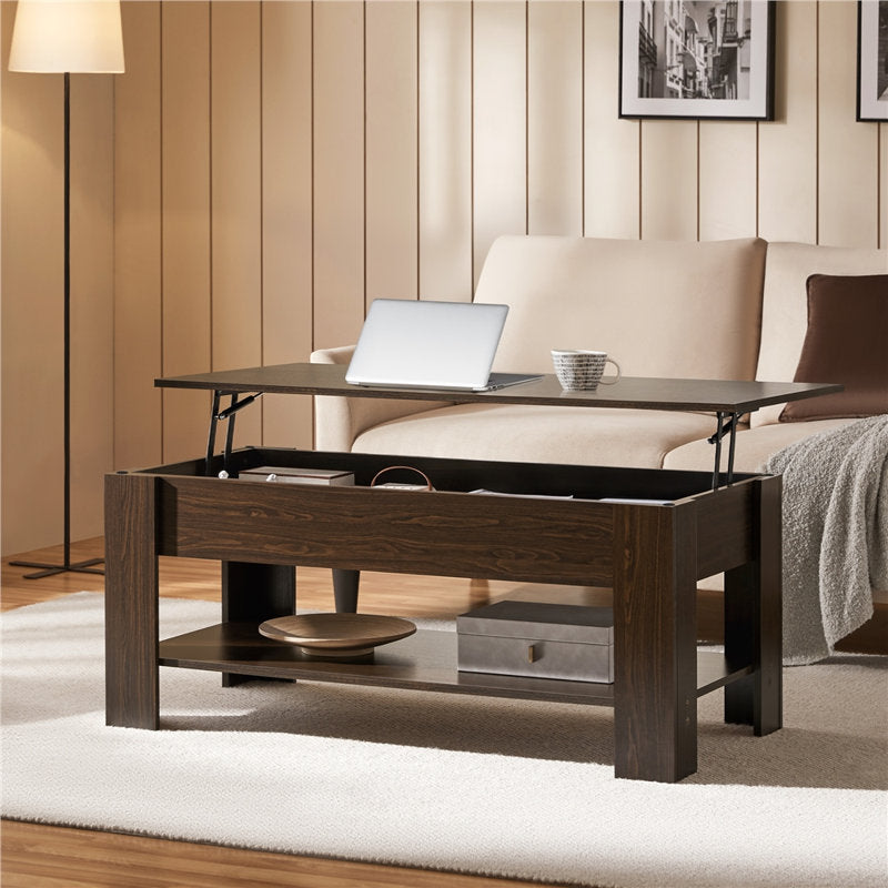 Ajeem Rectangular Lift-Top Coffee Table with Storage