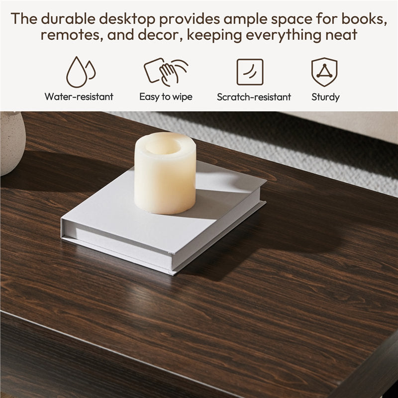 Ajeem Rectangular Lift-Top Coffee Table with Storage