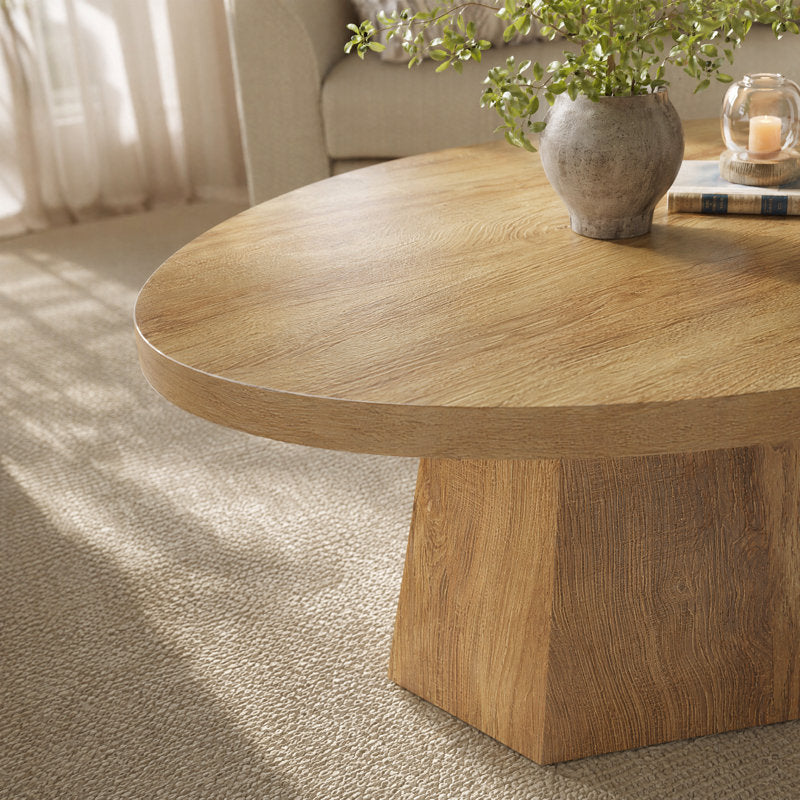 47" Oval Farmhouse Coffee Table