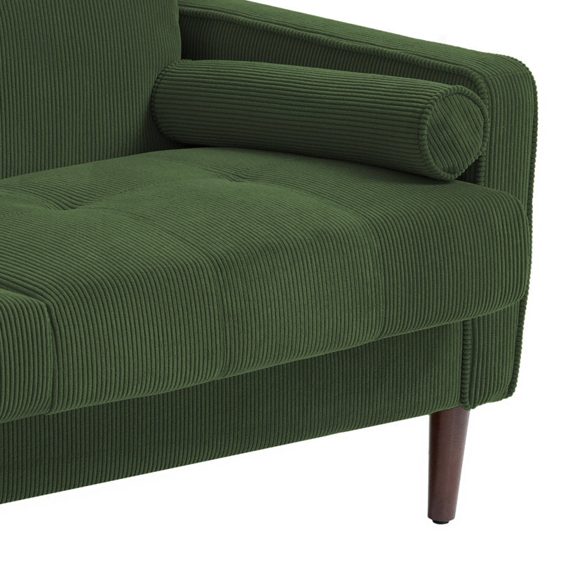 Carmelinda 62.6'' Corduroy Loveseat