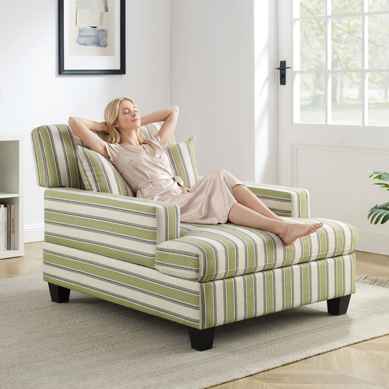 Monroeville 37" W Upholstered Chaise Lounge