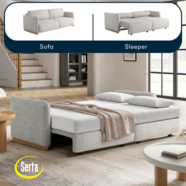 Durango 86" Upholstered Queen Size Convertible Sleeper Sofa