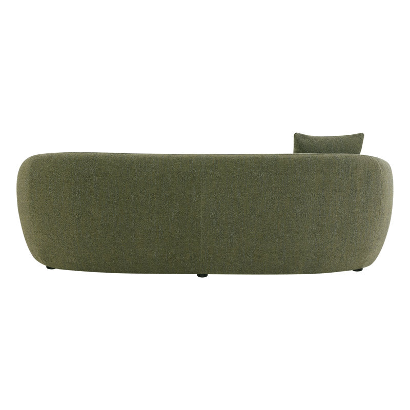 Harlan 89'' Boucle Upholstered Curved Sofa