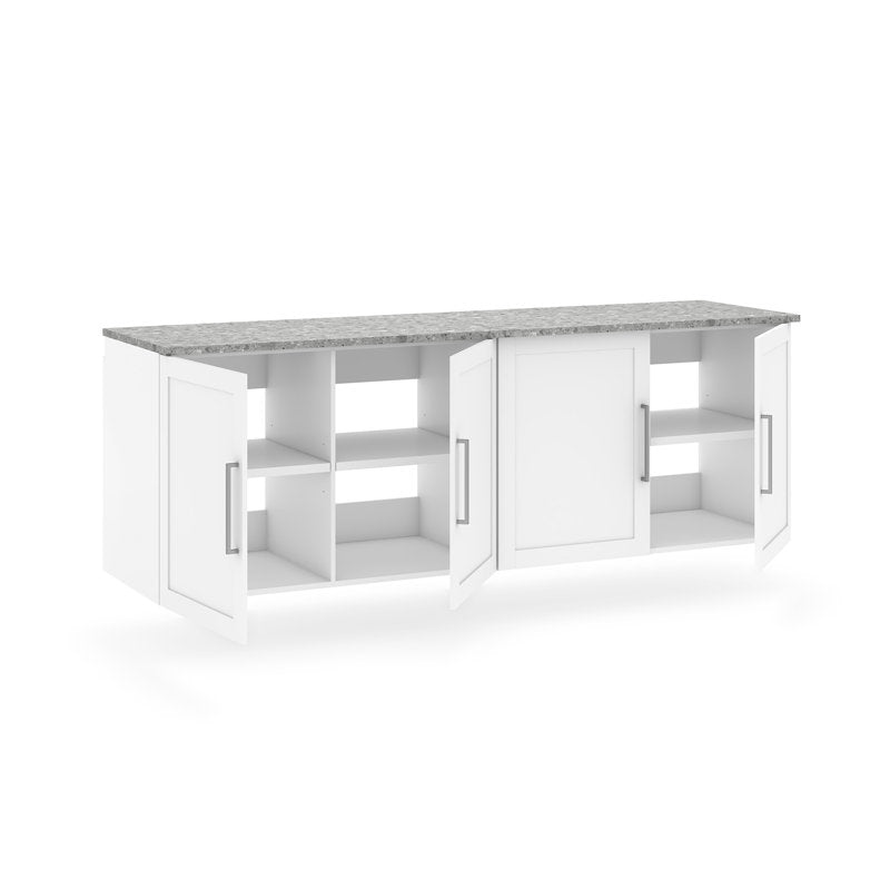 Garage Core 2 Base Cabinets & Doors In White