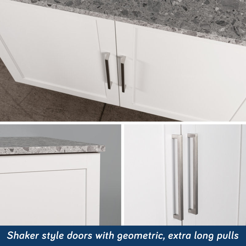Garage Core 2 Base Cabinets & Doors In White