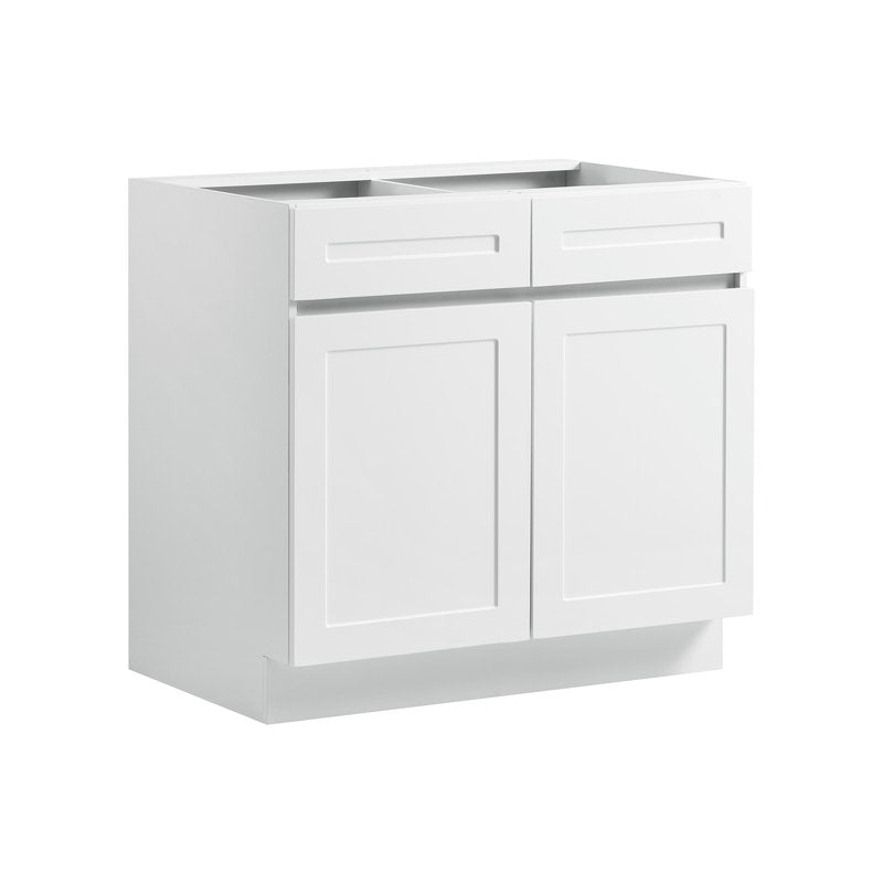 Shaker Base Cabinet 36" W x 24" D x 34.5" H Ready to Assemble Cabinet White