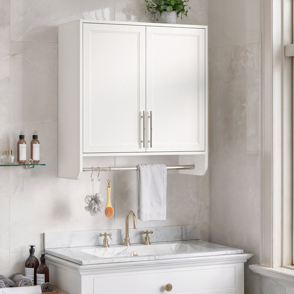 29.5" Wall Cabinet with Hanging Rod