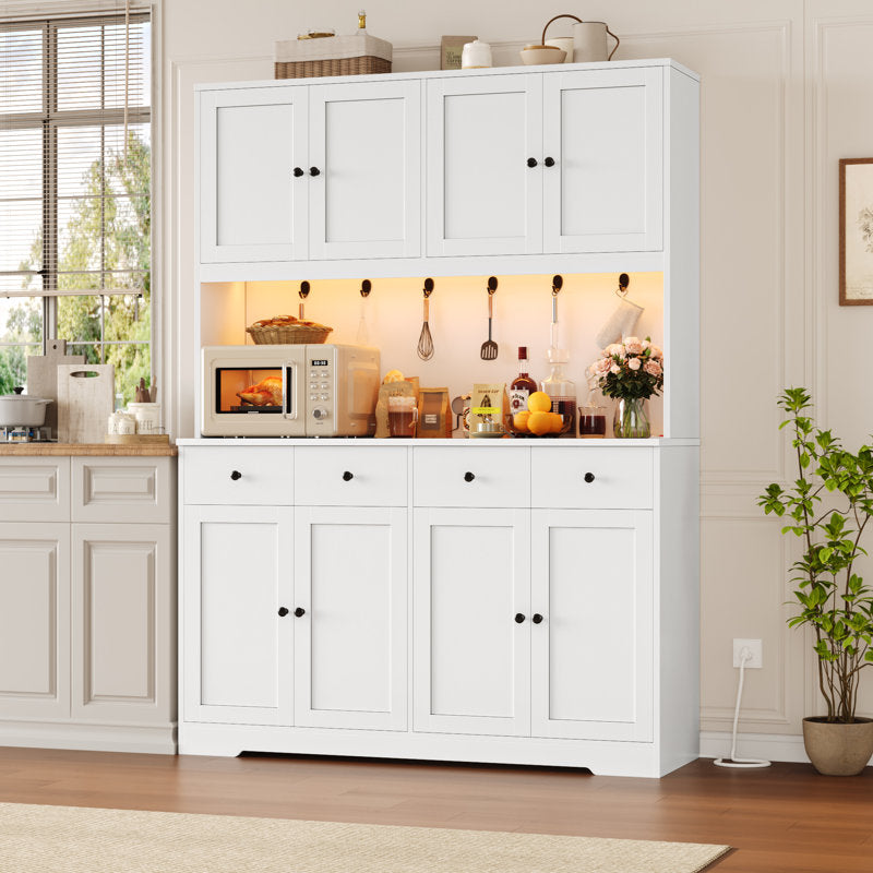72.4" Kitchen Pantry Cabinet