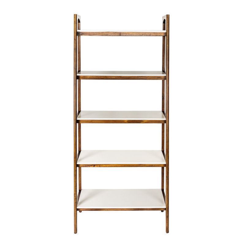 Parker 73'' H Wooden Ladder Bookcase