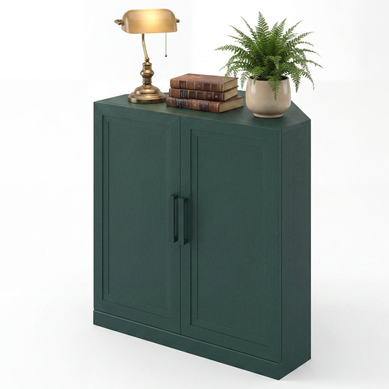 Corner Storage Cabinet, Stackable Corner Shelf for Living Room, Bedroom, Kitchen, Solid