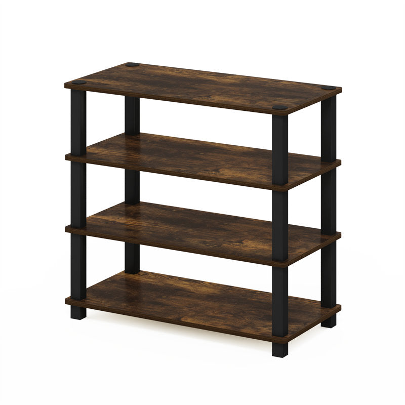 4-Tier Stackable Shoe Rack, 9-12 Pair