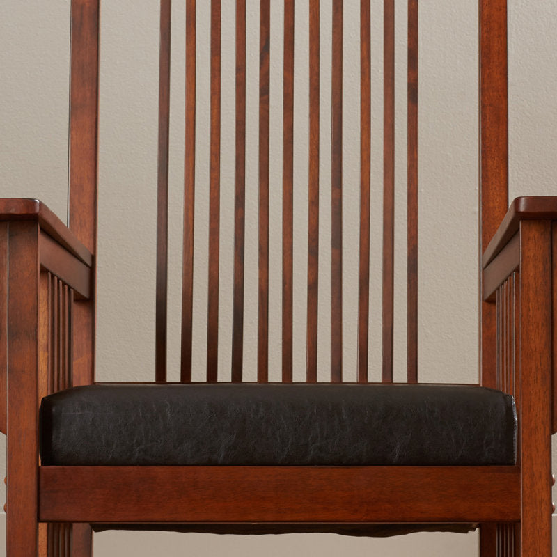 22.5" Rocking Chair with Plush Faux Leather Seat
