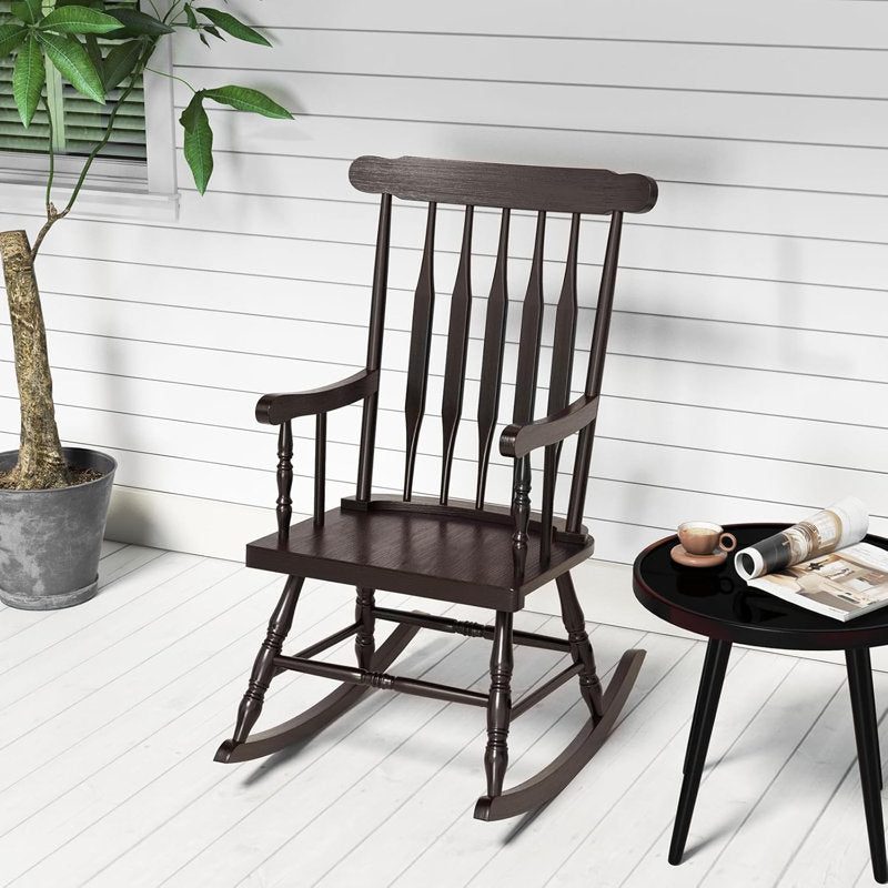 Classic Solid Wood Rocking Chair