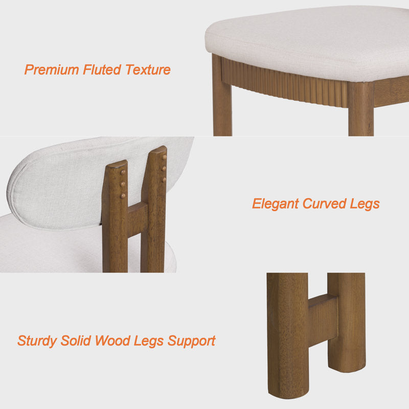 Chicago Smart Top 6 Seater Dining Table Set with Chairs