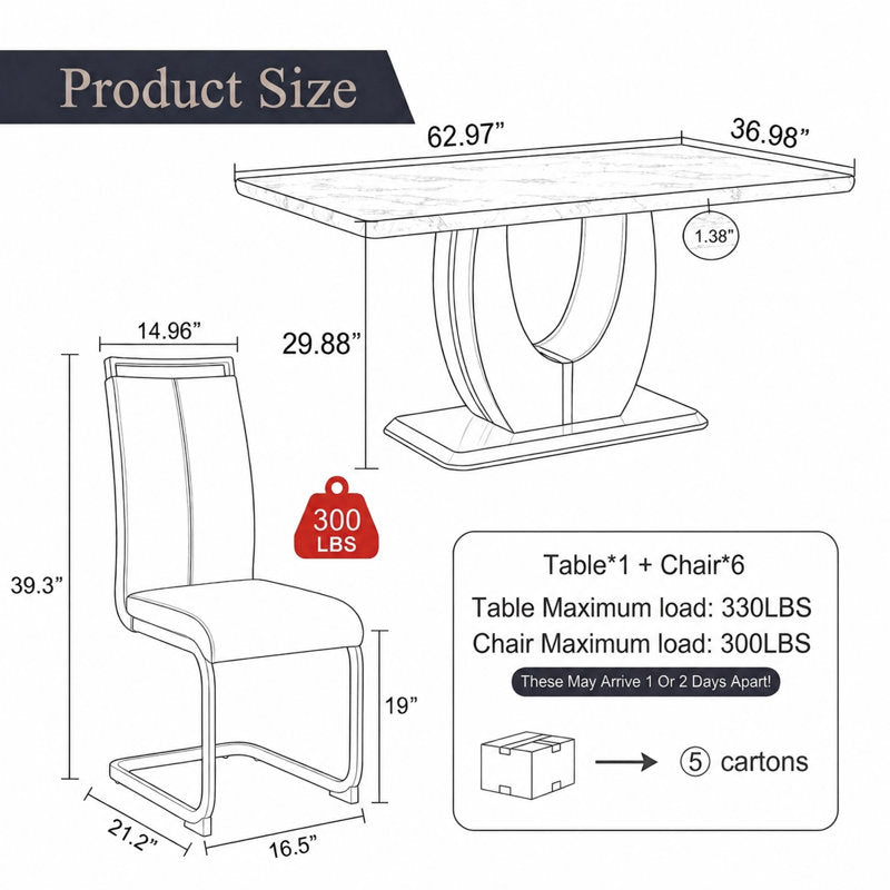 Gleam Sintered Top 4 Seater Dining Table Set
