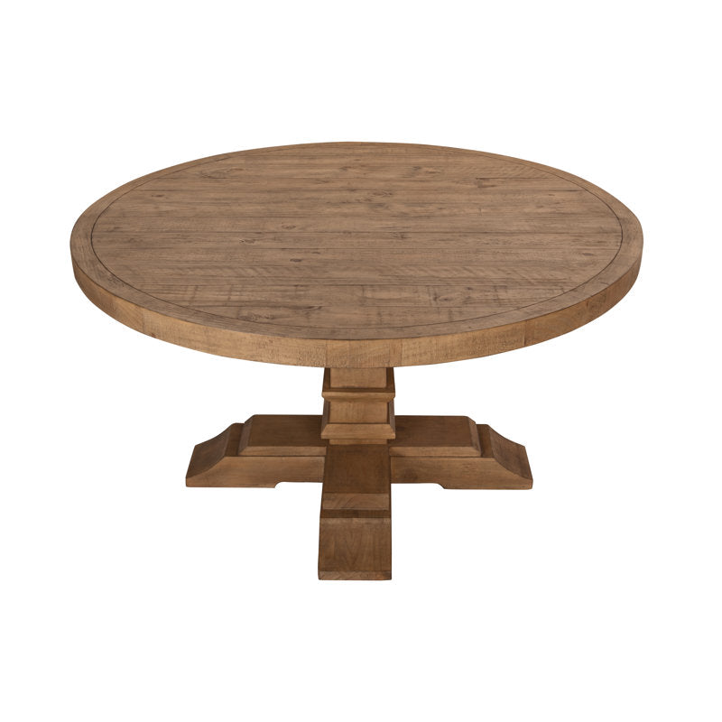 Penang Malaysian Solid Wood Round 4 Seater Dining Table Set