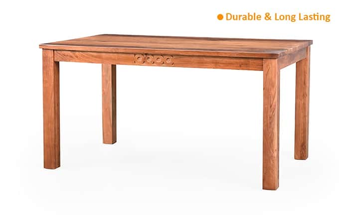 Dallas Extendable Glass 6 Seater Dining Table Set with Chairs