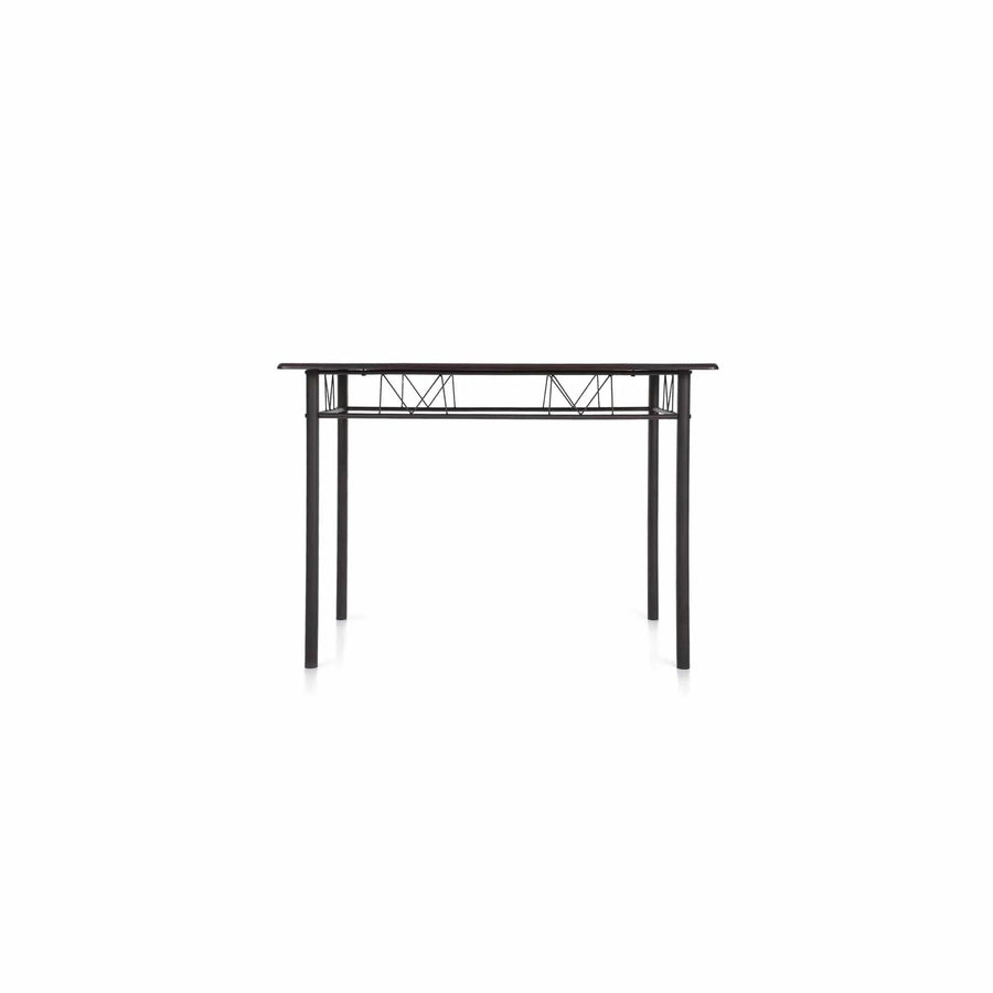 5-Pieces Modern Metal Frame Dining Kitchen Table Chairs Set for 4 Person Kitchen Furniture