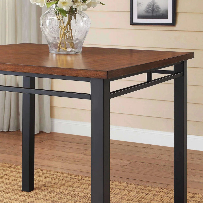 Austen 5-Piece Counter Height Dining Set, Vintage Oak