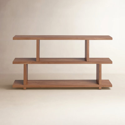 Annora Wood Etagere Bookcase